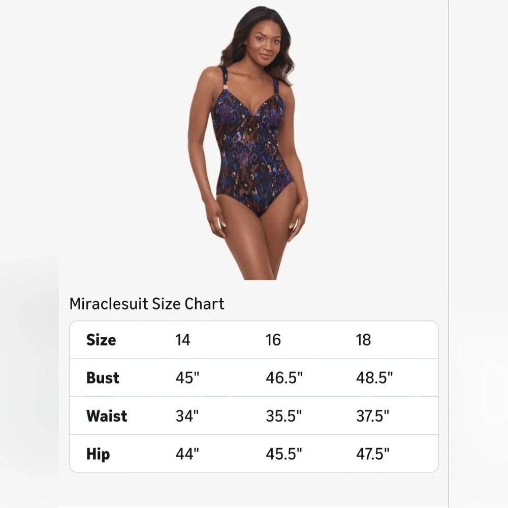 Miraclesuit Womens Tapiz Siren Underwired One-Piece Swimsuit Tapiz